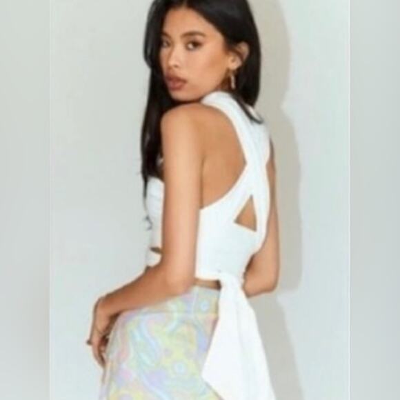 Princess Polly Jacinta Top White Size 6 - Picture 2 of 5